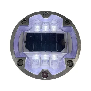 Underground Solar LED Cat’s Eye Light Monocrystalline Silicon IP68 Protection Aluminum Frame 5 Years Battery Life 1000m