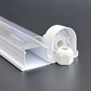 Universal T8 LED Tube Housing Kit Modern Eco Friendly 2ft 4ft 5ft Full PC Diffuser IP65 Waterproof Multi Size Shell for Indoor