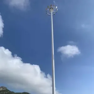 Urban Municipal Automatic Pneumatic Pump Lifting Aluminum Stainless Steel Hot-Dip Galvanized High Mast Light Pole for City