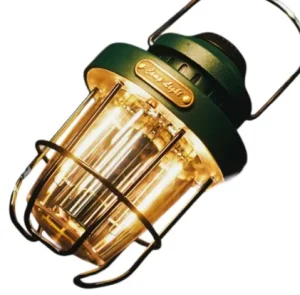 Vintage Multifunctional Outdoor Camping Lamp, Stepless Dimming, Hangable Tent Light