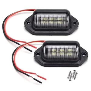 WC-SRK-306 12V 3W License Plate Light LED Tail Lamp 6-SMD Side Marker Trailer Lights Waterproof Truck SUV