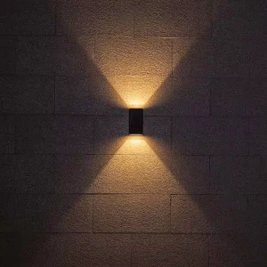 Wall Lamp Fixtures Custom Park Villa Garden Decorative Outdoor IP65 Wall Lights External Aluminum Wall Light with Shape Custom