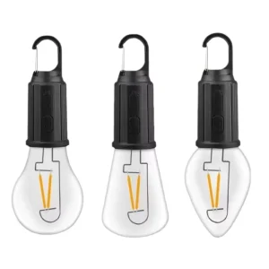 Warm Light Waterproof Outdoor Camping Lamp with Hand Pressure Switch for Night Market Stalls and Charging Bulb