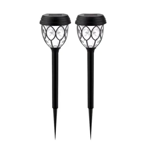 Warm White IP65 Waterproof PC LED Solar Garden Light for Decks, Patios, Lawns, Walkways, Driveways and Paths