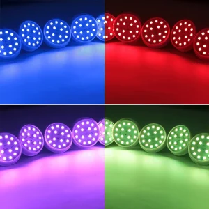 Waterproof Automatic Control 24V IP67 Digital String Lighting Module 60mm RGB Pixel LED Point Light Source