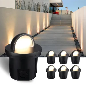 Waterproof Buried Die-Cast Aluminum 12V AC/DC 1800K-5000K LED In-Ground Underground Landscape Well Lights