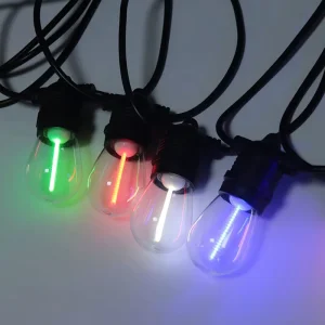 Waterproof Festoon Lighting 10m 15m 30m Garland B22 E27 Belt Lights 220V Outdoor Holiday Lighting Chain IP65