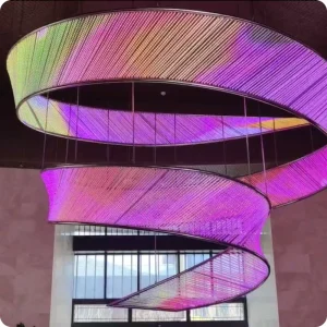 Waterproof Flexible 360 Degree RGB Meteor Vertical Video Pixel DMX512 LED Tube Light for Outdoor Stage Lighting