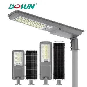 Waterproof IP65 Intelligent Light Control Sensing Intagrated All in One Solar Street Light Outdoor