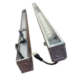 Waterproof IP65 RGB 24W Outdoor Aluminum LED Pixel Wall Washer Bar Lights with DMX512 Control DC24V for Landscape