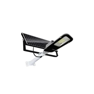 Waterproof IP65 Solar LED Street Light 6000K Daylight Adjustable Beam Angles (60-120) CRI 95 Remote Control