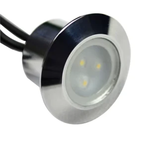 Waterproof IP67 Inground DC12V LED Mini Garden Recessed Underground Landscape Lighting Aluminum Construction 5000K Daylight