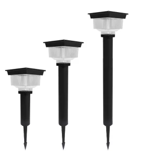 Waterproof IP67 LED Solar Garden Lights with Battery Smart Control Dimmable for Outdoor Park Street Use