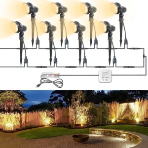 Waterproof IP67 Outdoor LED Garden Lights RGBW 24V 6W Aluminum Housing Landscape Lawn Light