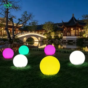 Waterproof LED Garden Ball Decorative Light Outdoor Landscape Lawn Light for Party Wedding Bar Garden