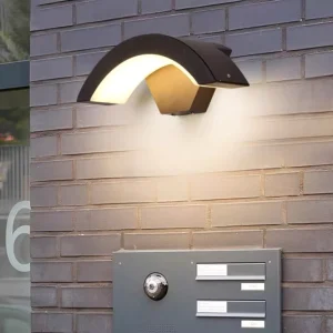 Waterproof LED Porch Sconce Wall Lights Outdoor IP65 Motion Sensor Wall Lamp Landscape Spotlight Balcony Corridor Garden