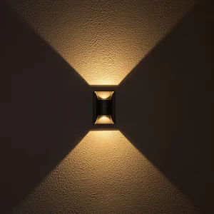 Waterproof LED Wall Light Custom Outdoor Black Wall Lamp Outdoor Lighting IP65 Porch Sconce Wall Light for Garden Park