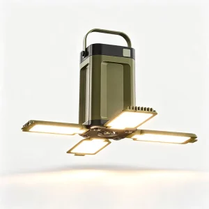 Waterproof Outdoor LED Solar Folding Camping Light with Type-C Charging