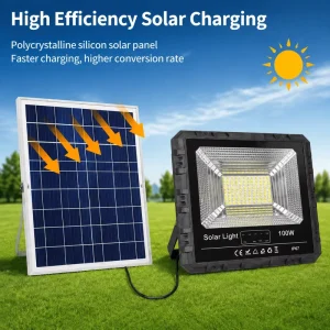 Waterproof Outdoor Street IP65 25W 40W 60W 100W 200W LED Solar Flood Light
