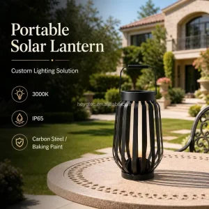 Waterproof Portable Solar Lantern Solar Powered Garden Lights for Outdoor Garden Patio Backyard Camping Landscape Decoration