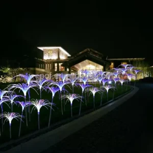 Waterproof Solar LED Reed Light Garden Landscape Decoration with Ground Plug