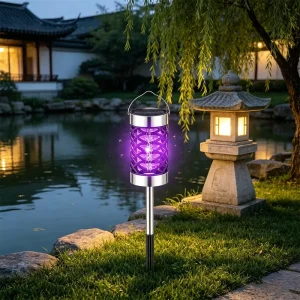 Waterproof Solar Mosquito Lamp for Garden Patio and Courtyard