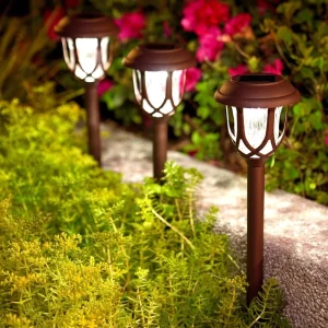 Waterproof Stainless Steel IP65 Solar LED Courtyard Light for Outdoor Landscape Decoration