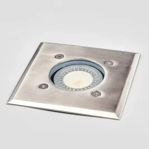 Waterproof Stainless Steel Square Recessed Outdoor Underground Lights GU10 IP65 for Landscape Application