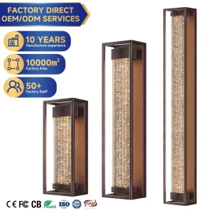 Waterproof Stainless Steel Wall Mounted Light Modern Outdoor Lamp for Villa Balcony