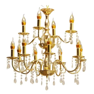 Wedding Supplies Ceiling Light Gold Hanging Lamp for Event Decoration