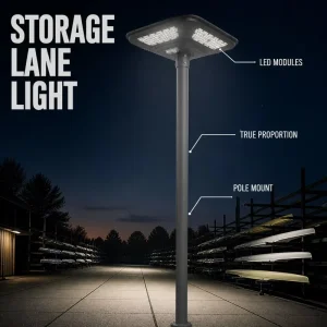 Wide Coverage LED Solar Street Lights IP65 Parking Lot Remote Setting Control Low Maintenance Outdoor Use Automatic Charging