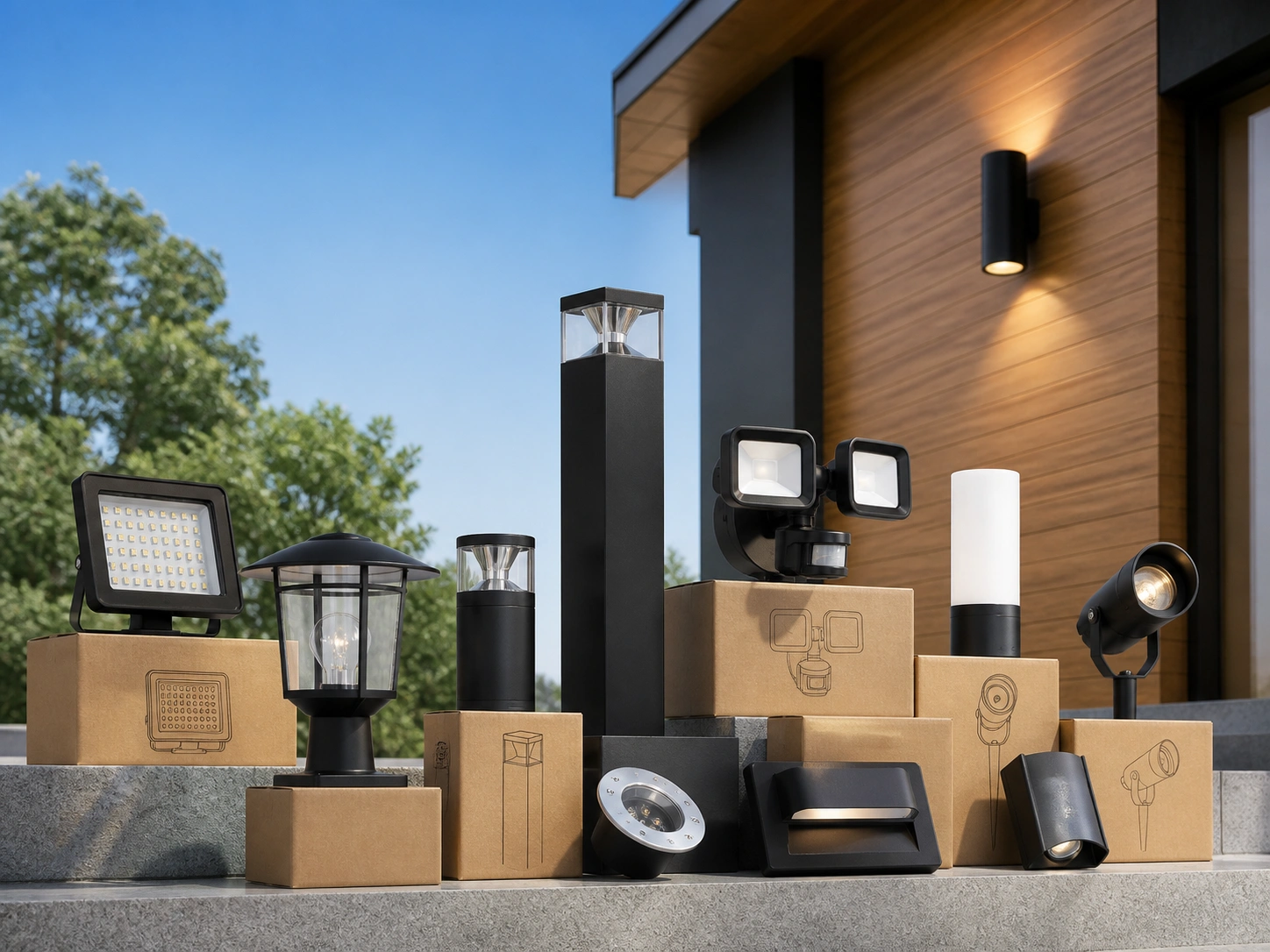 Building Exterior Lighting