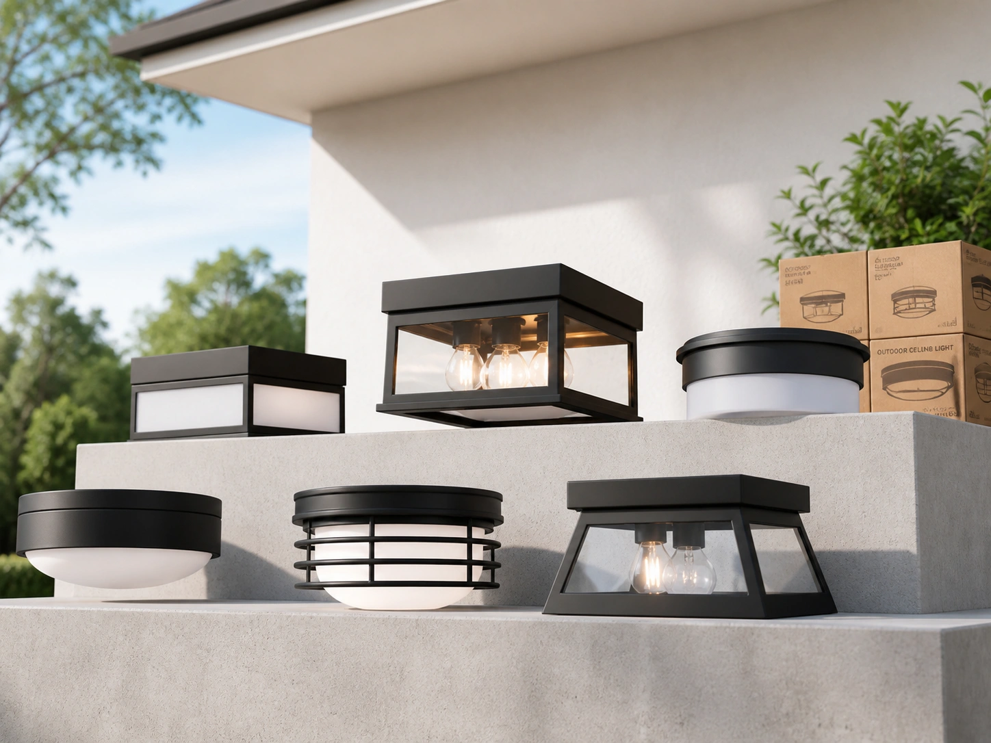 Outdoor Ceiling Light